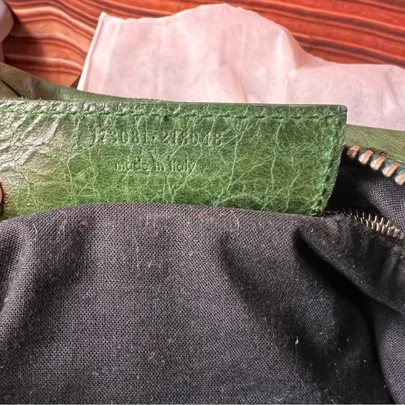 Balenciaga Motocross Classic Day Hobo Leather Bag, Authentic, Studded, Large π - Picture 3 of 16